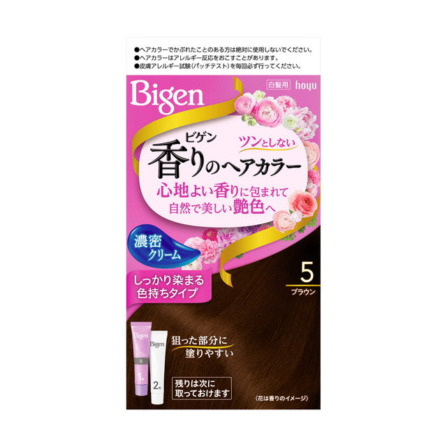 【医薬部外品】ビゲン 香りのヘアカラークリーム（新）5 40g＋40g