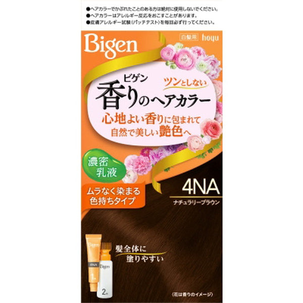 【医薬部外品】ビゲン 香りのヘアカラー 乳液 4NA ナチュラリーブラウン 40g＋60ml