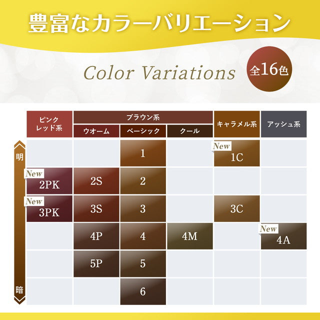 【医薬部外品】シエロ ムースカラー 3PK 明るいピンクブラウン 50g＋50g