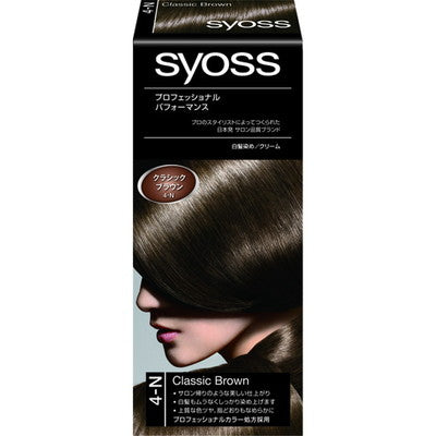 [Quasi-drug] Henkel Japan Saios Hair Color Cream 4N Classic Brown 50g + 50g *