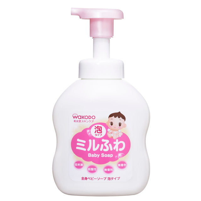 Wakodo Mill Fuwa 全身婴儿皂泡沫型 450ml