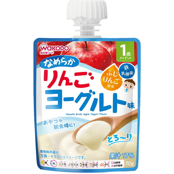 ◆1歳MYジュレドリンクなめらかりんごヨーグルト味 70g（1歳頃～）