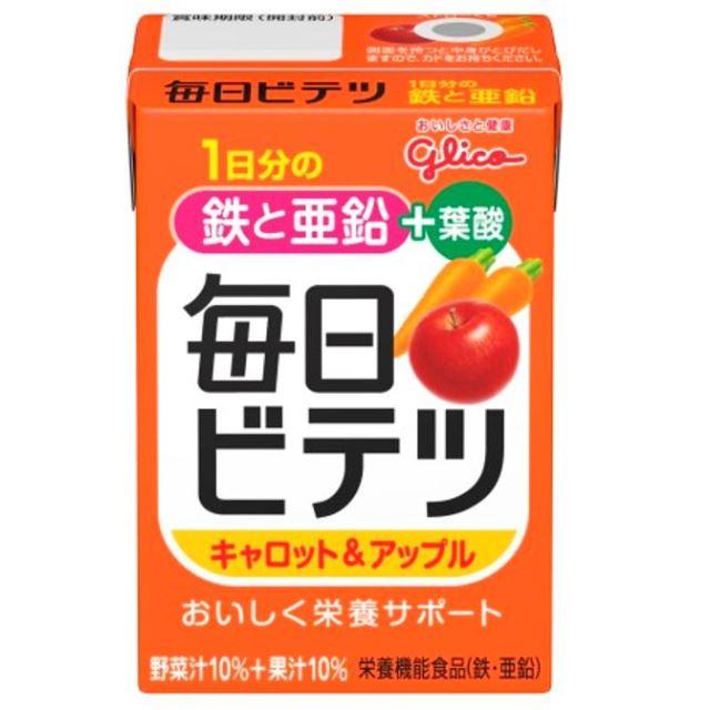 Ezaki Glico Mainichi Bitetsu Carrot &amp; Apple 100ml