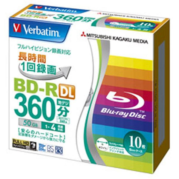 Verbatim BD-R 2 layers for recording 260 minutes 1-4x speed 10 sheets