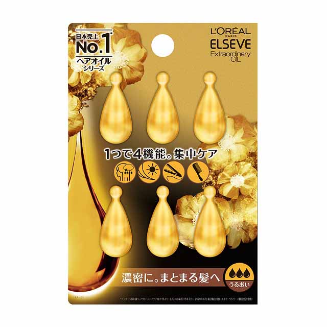 Elseve EX Ordinary Oil Extra Rich Finish Droplets 1ml x 6 pieces