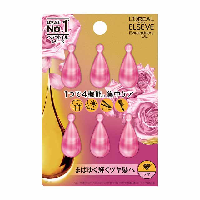 Elseve EX Ordinary Oil Eclair Imperial Glossy Hair Oil Droplet 1ml x 6 pieces